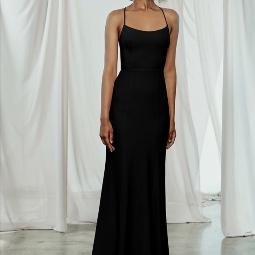 Amsale Taryn Navy Dress NWT